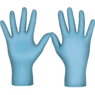 Guantes Descartables Nitrilo Azul 0.1mm Slender