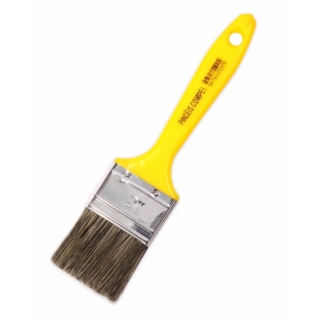 Kit 6 Pinceles Cerda Gris 2'' Cabo Amarillo COMPEL