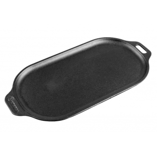 Plancha Hierro Esmaltado Ovalada Con Asas Victoria