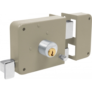 Cerradura Sobreponer Hasta 38mm Llave Tradicional Hermex
