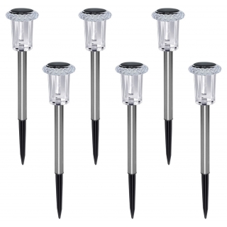 Farol Estaca Pincho Solar De Jardín Luz Cálida Volta