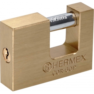 Candado Antipalanca de Bronce 60mm Hermex COR-60P