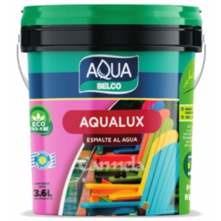 Esmalte al Agua Brillante Belco Aqualux 3,6lt