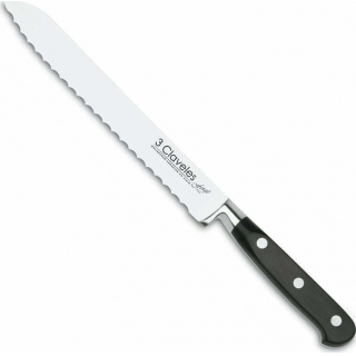 Cuchillo Para Pan Forjado Acero Inox Forgé 3 Claveles