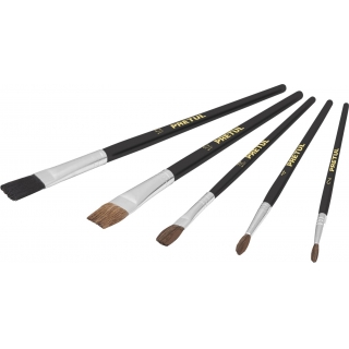 Juego 5 Pinceles Artesanía Cerda Natural Pretul
