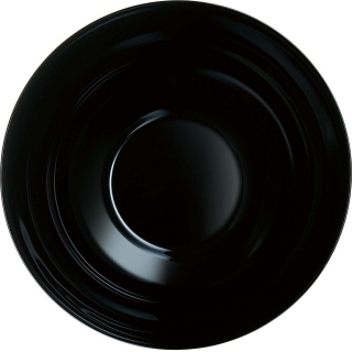 Plato Hondo 20cm Negro Diwali P0787 Luminarc