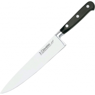 Cuchillo Cocinero 25cm Acero Inox Forgé 3 Claveles