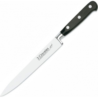 Cuchillo Filetear 19cm Acero Inox Forgé 3 Claveles