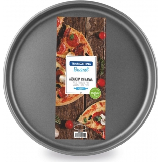 Asadera Molde Para Pizza 35cm Negro Tramontina