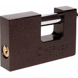 Candado Antipalanca Hierro 80mm Hermex COR-80HP