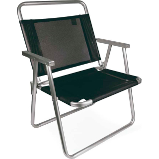 Silla Playera Reforzada Hasta 140kg Oversize Mor