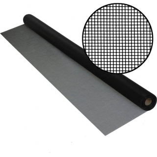 Tejido Mosquitero Fibra De Vidrio Negro 1.20mt x 30mt