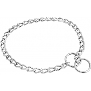 Collar Entrenamiento Perro Cadena 3mm 50cm Fiero