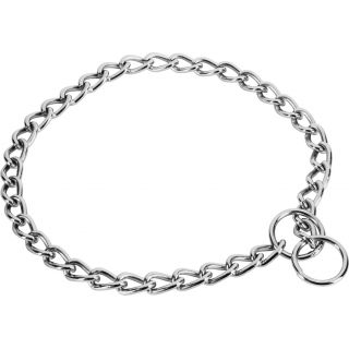 Collar Entrenamiento Perro Cadena 3.5mm 55cm Fiero