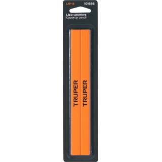 Lápiz De Carpintero Ovalado 18cm Profesional Truper