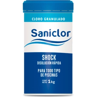 Cloro Granulado Shock Piscinas Saniclor 1kg