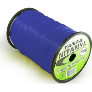 Tanza Bordeadora Cuadrada 2.5mm Bobina 140mt NITANYL