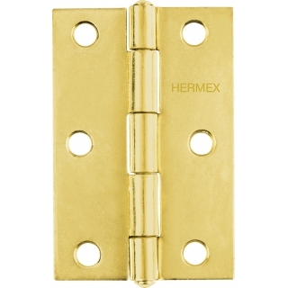 Bisagras Doradas 2 1/2'' Hermex BR-251 Caja x 20