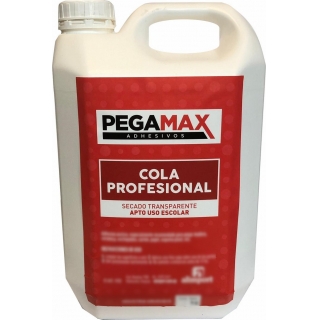 Cola Vinílica Profesional Transparente Pegamax 5 Kg