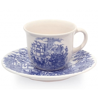 Taza Té 200ml Cerámica Cena Inglesa Oxford