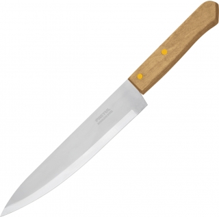 Cuchillo Cocinero 7'' Acero Inox Mango Madera Pretul