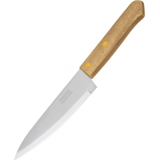 Cuchillo Cocinero 6'' Acero Inox Mango Madera Pretul