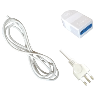 Alargue Ficha Hembra Tres En Línea Largo 5mt Volta  