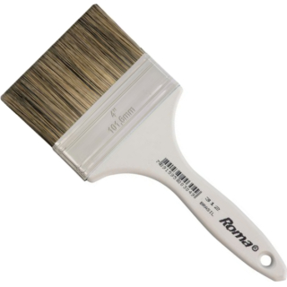 Pincel Cerda Sintética Gris 4'' Roma Pro Pack x 12