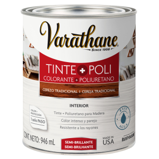 Tinte para madera + Poliuretano Varathane 946 ML