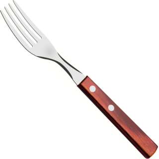 Juego 6 Tenedores Postre Polywood Rojo Tramontina  