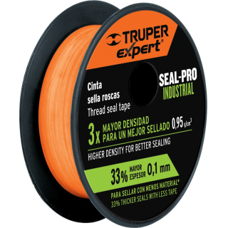 Cinta Teflón 1/2'' x 7mt Seal Pro Truper CTF-1/2X7X 