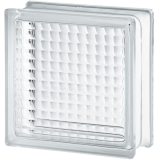 Ladrillo de Vidrio 19 x 19cm Ranurado - Clear Cross Small