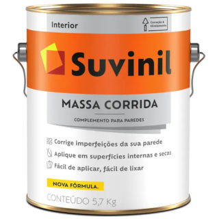 Enduído Interior 3,6lt 5,7kg Massa Corrida Suvinil 