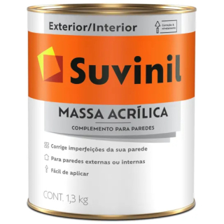 Enduído Exterior 0,9lt 1,3kg Massa Acrílica Suvinil 