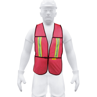 Chaleco Seguridad Rojo Reflectivo Pretul CHS-200R