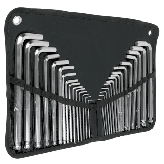 Juego 30 Llaves Allen Standard y Milimétricas Truper ALL-30