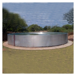 Tanque Australiano ARMCO Chapa Galvanizada 3,20 mts 0,89 Mm 