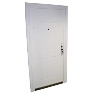 Puerta Blindada Exterior Chapa Blanca 38kg