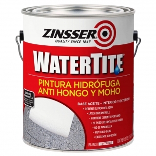 Pintura Hidrófuga Anti Hongo Zinsser Watertite 3,785 LT