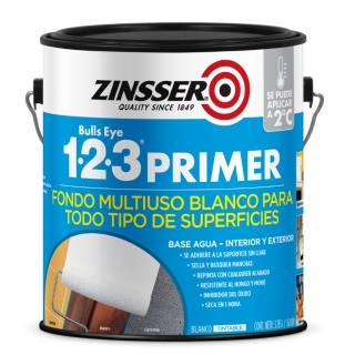 Fondo Blanco Multiuso Primer 1-2-3 Zinsser 3,785 LT