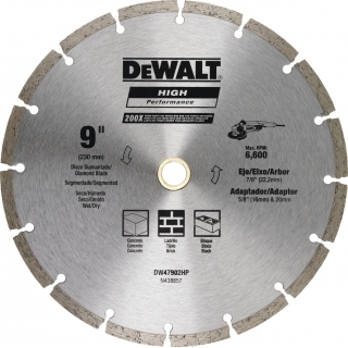 Disco Diamantado Segmentado 9" Dewalt DW47902