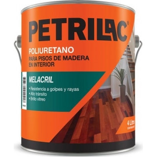 Plastificante Pisos De Madera 4lt Melacril Petrilac