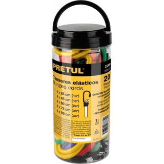 Juego 20 Pulpos Elásticos Pretul TENS-20