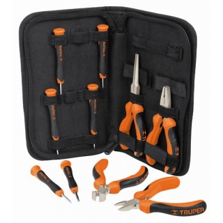 Kit 6 Destornillador Precisión 4 Pinzas Truper JGO-MP-DJ