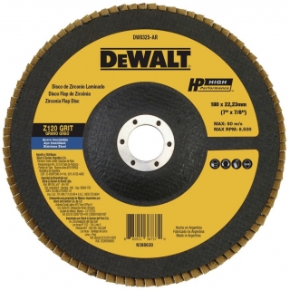 Disco Flap 7'' Grano 40 al 120 Dewalt DW8325