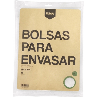 Bolsas Para Envasadora Al Vacío Alimentos 20x30cm ELMA