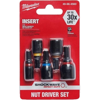 Kit 5 Porta Tornillos Magnéticos Impacto Milwaukee 49-66-456