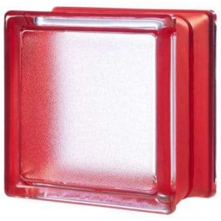Ladrillo de Vidrio Esmerilado Mini CHERRY (Rojo)