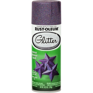 Aerosol Brillantina Glitter Púrpura Rust Oleum