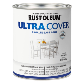 Esmalte Brillante Blanco Ultra Cover Rust Oleum